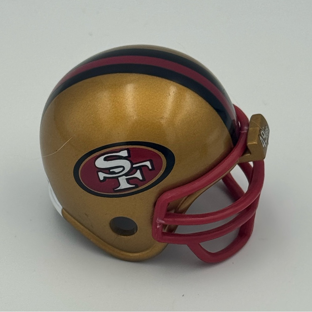 Vintage San Francisco 49ers Mini Helmet‎ NFL Mighty Racers 2006 Collectible